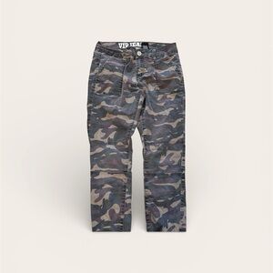 VIP Teal Camouflage Straight Leg Jeans for Women